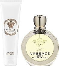 Versace Eros Pour Femme - Набор (dt/100ml + b/lot/150ml) — фото N2