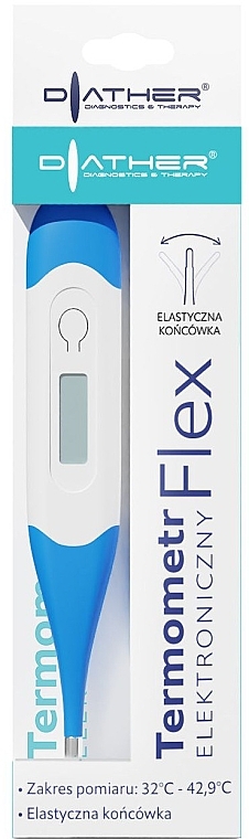 Электронный термометр с гибким наконечником - Diather Diagnostics & Therapy Electronic Flex — фото N1