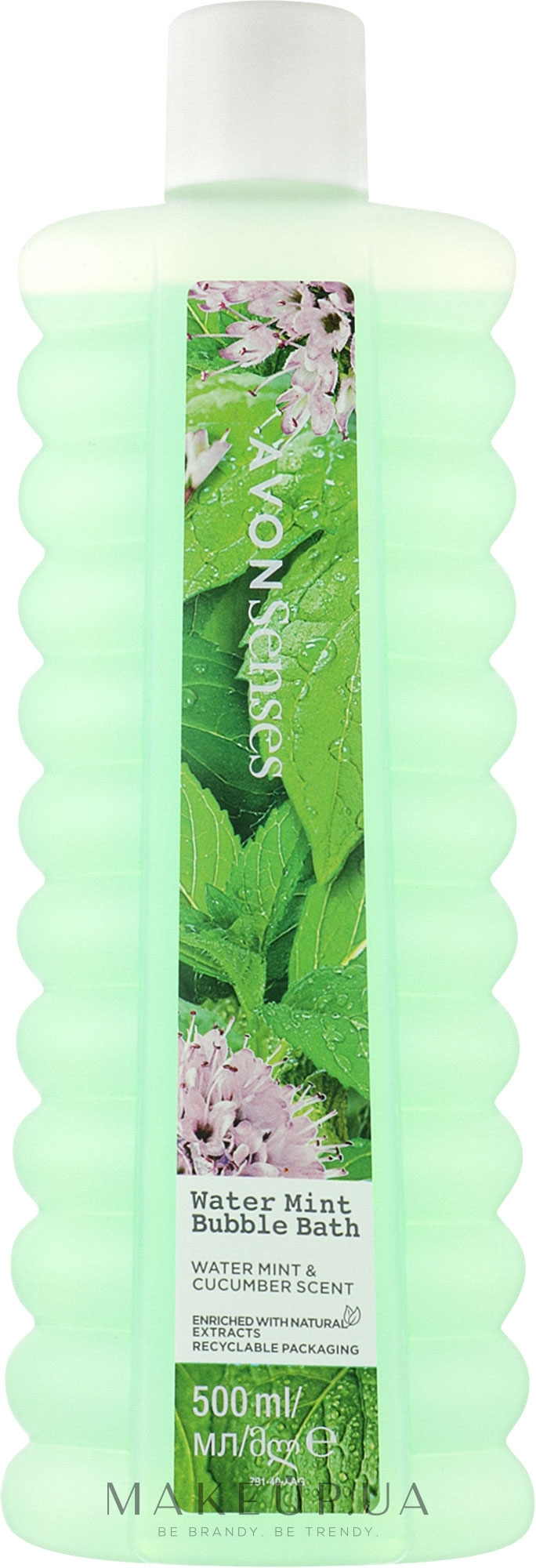 Пена для ванны "Мятная свежесть" - Avon Senses Water Mint Bubble Bath — фото 500ml