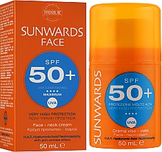 Крем для обличчя і шиї з дуже високим захистом від сонця - Synchroline Sunwards Face cream SPF 50+ — фото N2