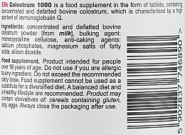 Харчова добавка "Молозиво", в таблетках - SFD Nutrition Colostrum 1000 — фото N3
