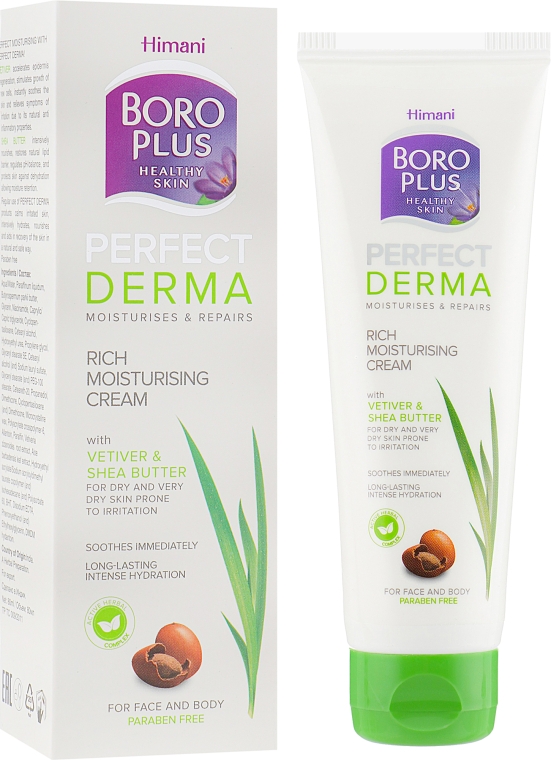 Інтенсивний зволожувальний крем для обличчя і тіла - Himani Boro Plus Perfect Derma Rich Moisturising Cream