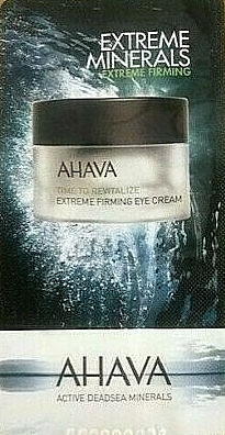 Крем для кожи вокруг глаз укрепляющий - Ahava Time to Revitalize Extreme Firming Eye Cream (пробник) — фото N1