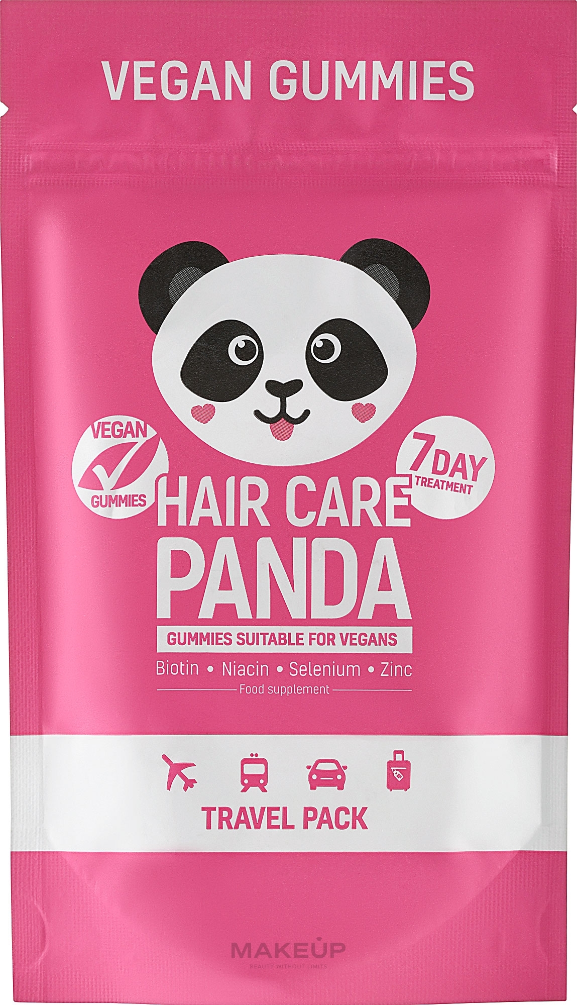 Желе для здоров'я волосся - Noble Health Travel Hair Care Panda Travel Pack — фото 70g