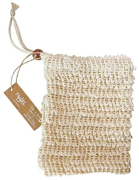 Мішечок для мила із сизалю та бавовни - Najel Sisal & Cotton Soap Bag — фото N1