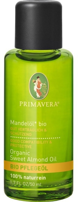 Миндальное масло для тела - Primavera Organic Sweet Almond Oil — фото N1