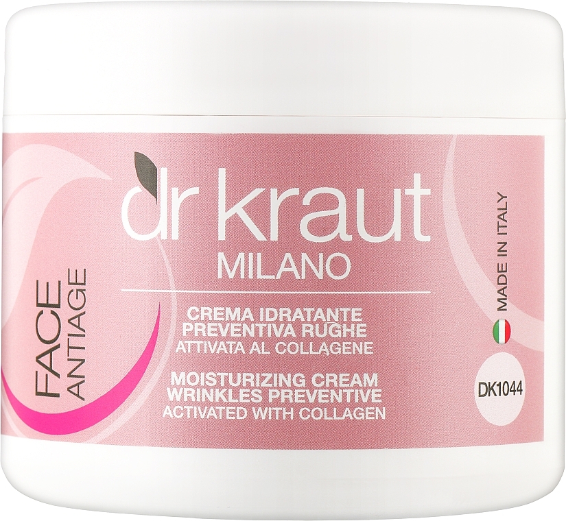 Антивозрастной питательный крем с активным коллагеном для лица - Dr.Kraut Moisturizing Cream Wrinkles Preventive — фото N1