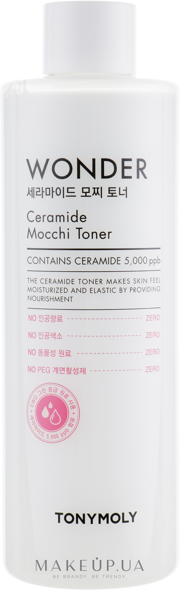Тонер для обличчя з керамідами - Tony Moly Wonder Ceramide Mocchi Toner — фото 500ml