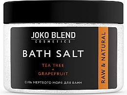Соль мертвого моря для ванн "Чайное дерево-Грейпфрут" - Joko Blend Bath Salt — фото N1