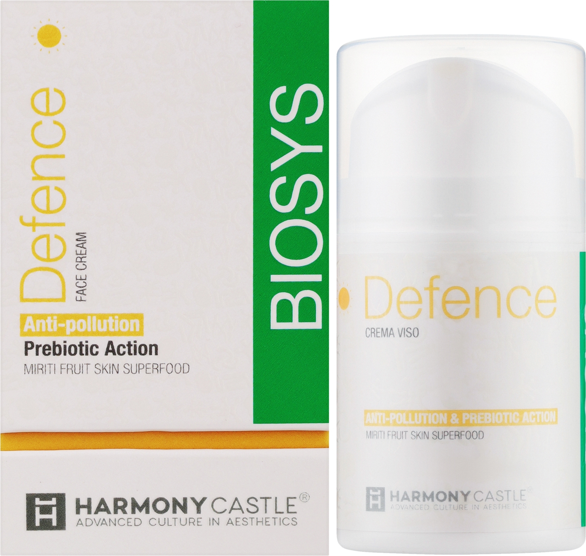 Защитный крем для лица с пребиотиками - Harmony Castle Biosys Defence Cream — фото 50ml