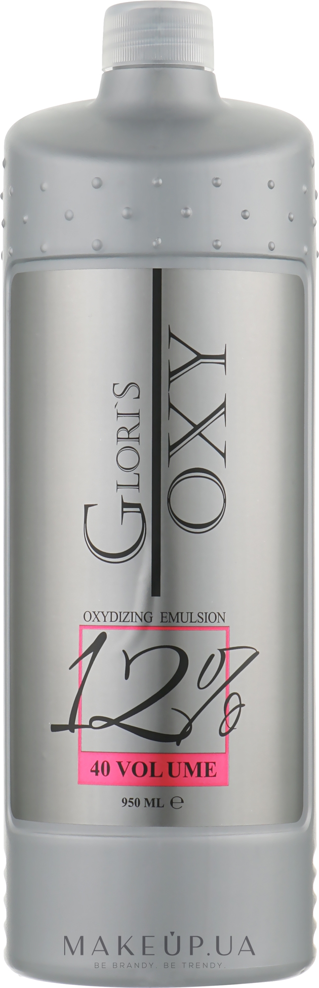 Окислительная эмульсия 12 % - Glori's Oxy Oxidizing Emulsion 40 Volume 12 % — фото 950ml