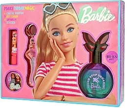 Духи, Парфюмерия, косметика Bi-es Barbie Make Today Magic - Набор (edp/50ml + lip/balm/1pcs + keychain/1pcs)