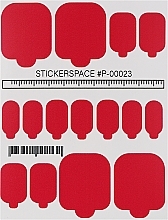 Дизайнерские наклейки для педикюра "Wraps P-00023" - StickersSpace — фото N1