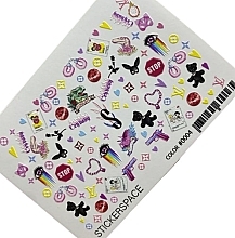 Дизайнерские наклейки для ногтей "Color 0004" - StickersSpace — фото N1