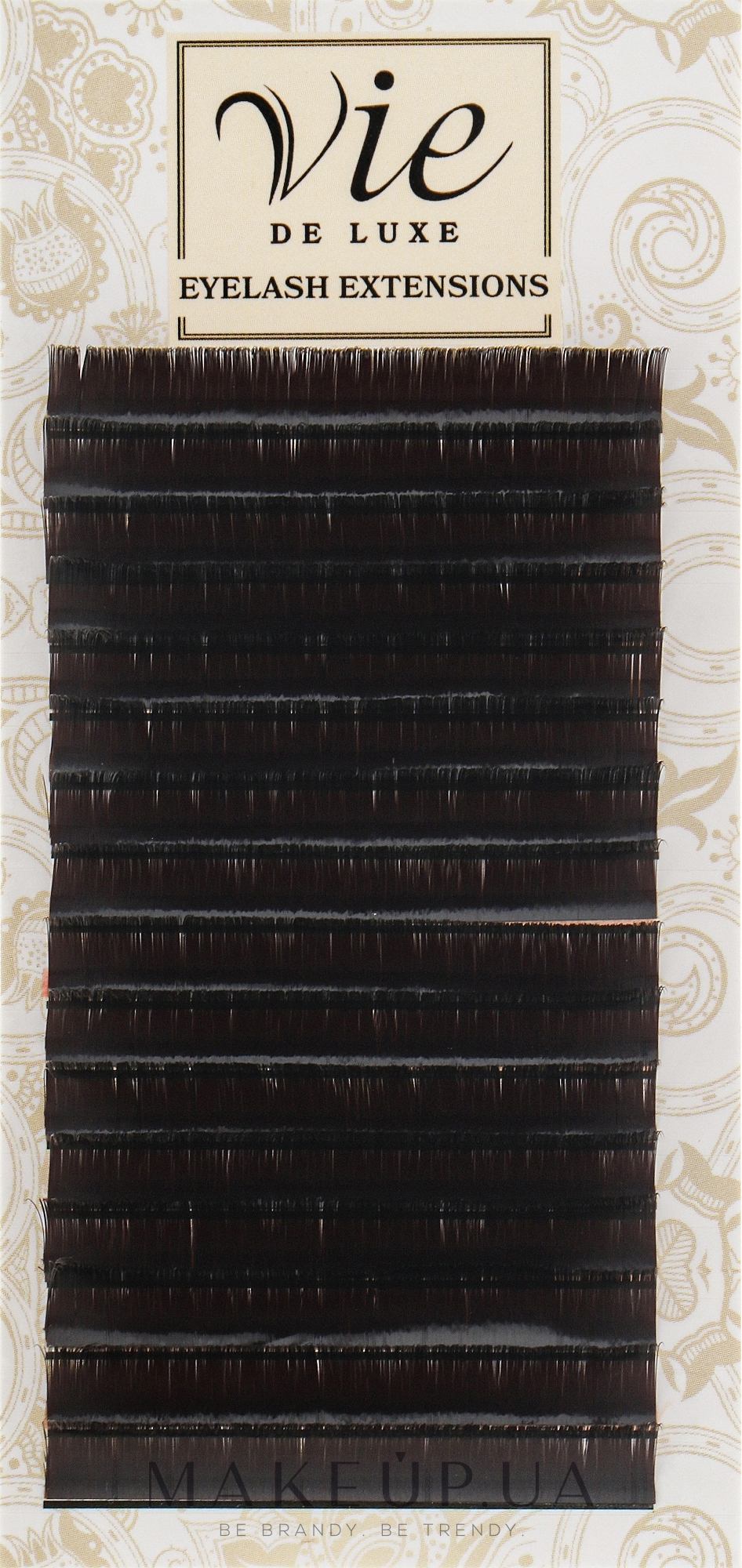 Ресницы в ленте тёмный шоколад, B 0,07/10 - Vie de Luxe — фото 1уп
