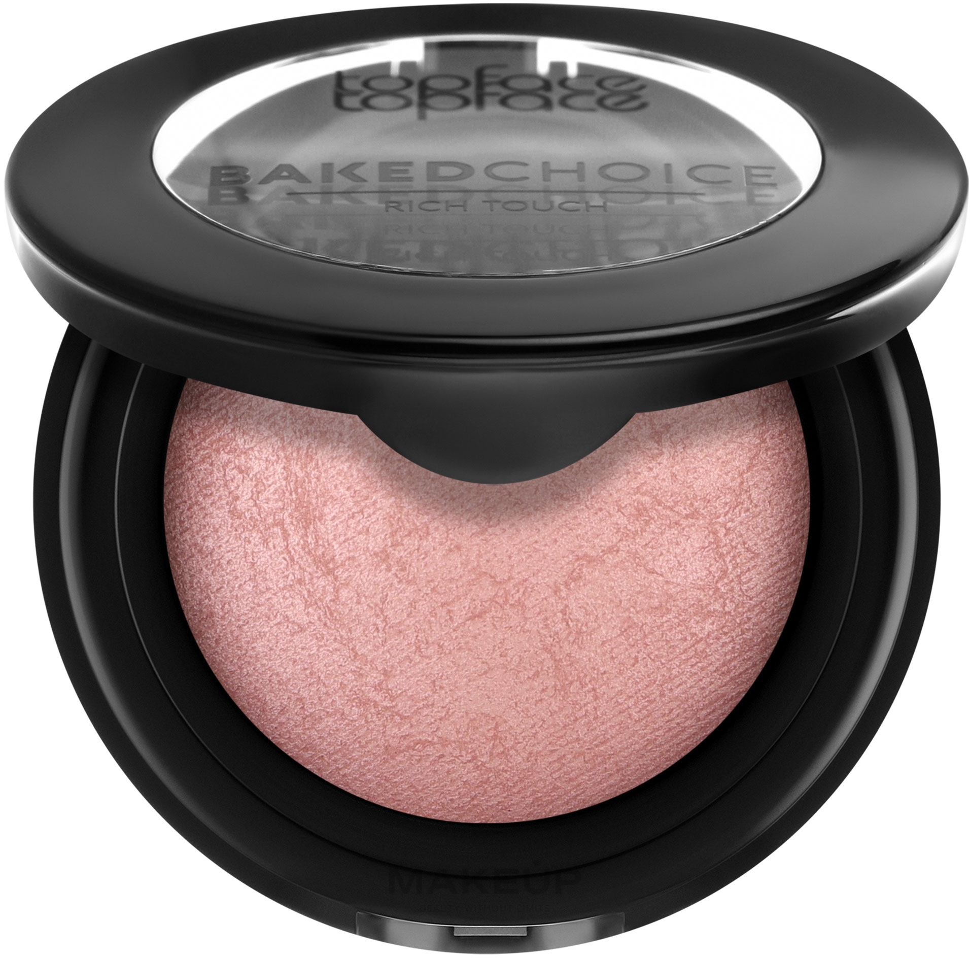 Румяна для лица - Topface Baked Choice Rich Touch Blush On — фото 01 - Nude Sparkle