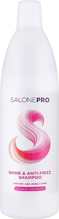 Шампунь для блеска сухих и непослушных волос - Unic Salone Pro Shine & Anti-Frizz Shampoo