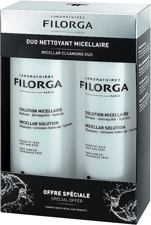 Набір - Filorga Micellar Solution Duo (micell/lotion/2x400ml) — фото N1
