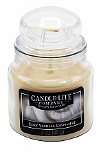 Духи, Парфюмерия, косметика Ароматическая свеча в банке - Candle-Lite Company Cozy Vanilla Cashmere Candle