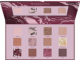 Палетка теней для век - Eveline Cosmetics Shocking Nudes Eyeshadow Palette — фото N2
