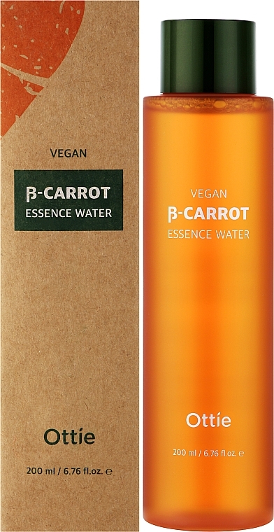 Тонер-эссенция для лица на основе органической моркови - Ottie Vegan Beta-Carrot — фото N2