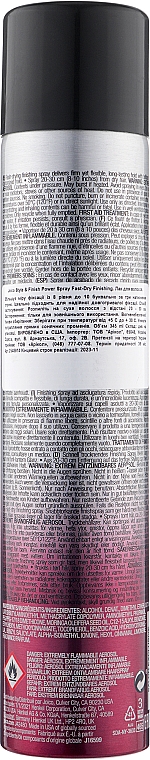 Лак экстра сильной фиксации (фиксация 8-10) - Joico Style and Finish Power Spray Fast-Dry Finishing Spray-Hold 8-10 — фото N2