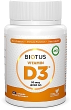 Парфумерія, косметика Вітамін Д3, 2000 МЕ - Biotus Vitamin D3