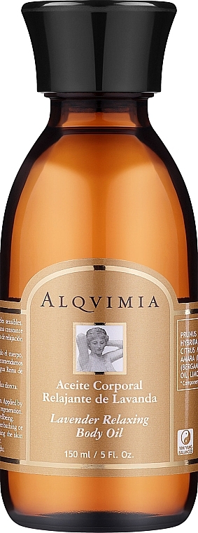 Расслабляющее масло для тела с лавандой - Alqvimia Lavender Relaxing Body Oil — фото N1