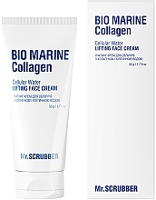 Ліфтинг крем для обличчя з колагеном і клітинною водою - Mr.Scrubber Bio Marine Collagen — фото N1