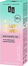 Розгладжувальна сироватка-бустер для обличчя - AA My Beauty Power Niacinamide 10% Smoothing Serum-Booster — фото N4