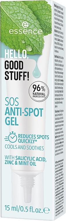 Гель проти прищів для точкового застосування - Essence Hello, Good Stuff! SOS Anti-Spot — фото N4