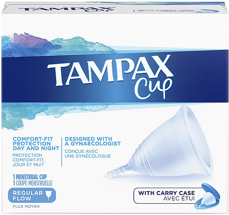 Менструальная чаша - Tampax Menstrual Cup Regular Flow — фото N1