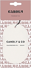 Парфумерія, косметика Ароматична підвіска - Candly & Co No.7 Raspberries Rose Fragrance Tag