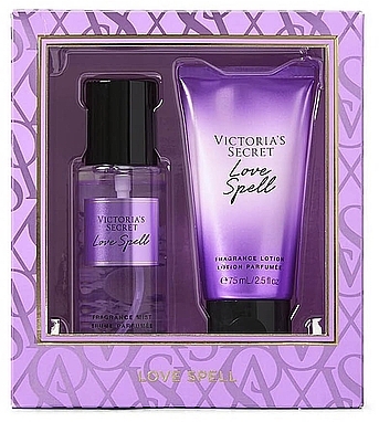 Набор - Victoria's Secret Love Spell (b/spray/75ml+b/lot/75ml) — фото N1