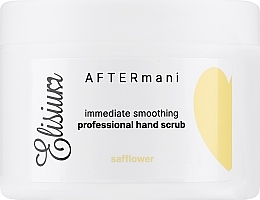 Скраб для рук с цветочным ароматом - Elisium AFTERmani Immediate Smoothing Professional Hand Scrub Safflower — фото N1