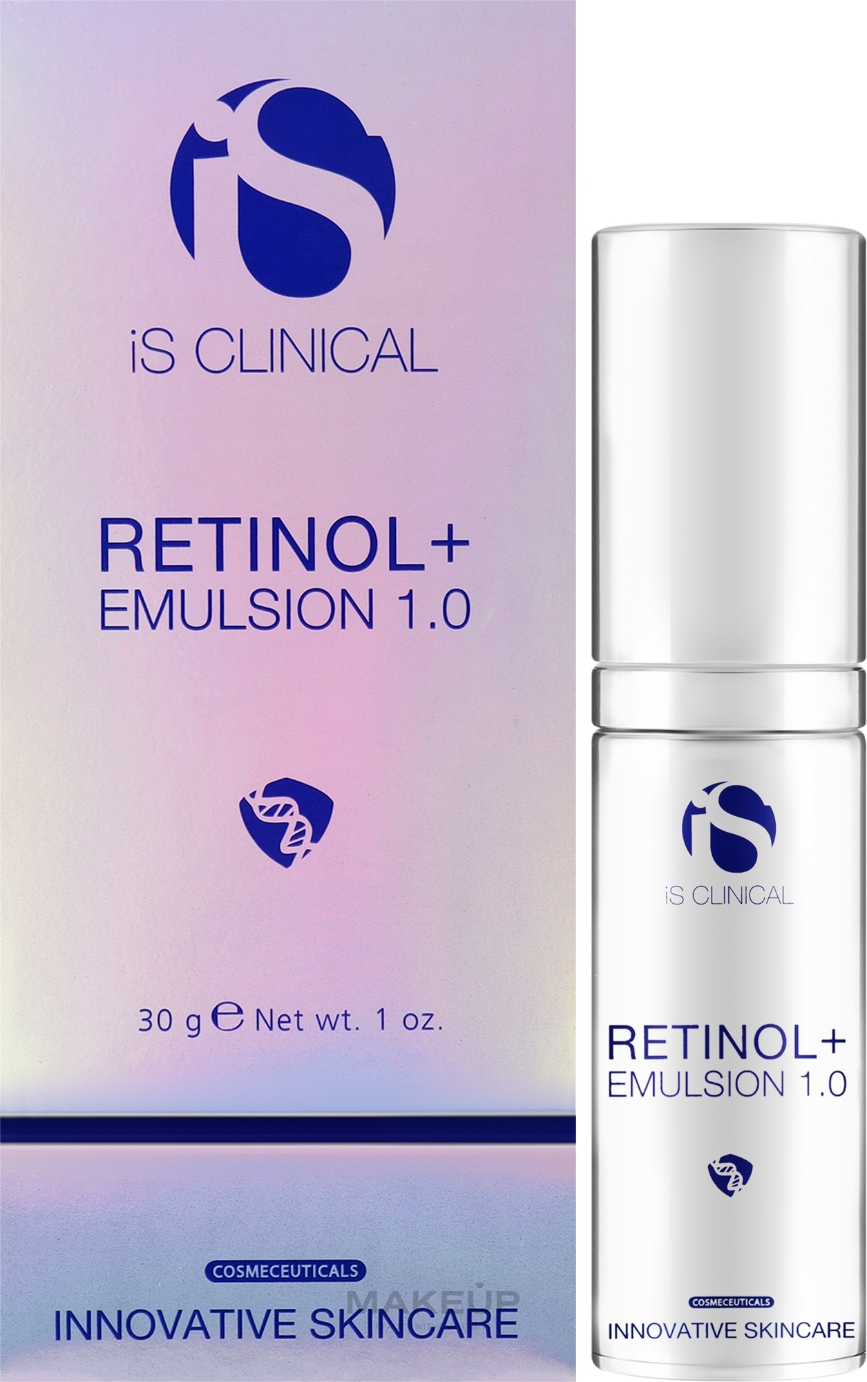Восстанавливающая эмульсия с ретинолом - iS Clinical Retinol+ Emulsion 1.0 — фото 30ml