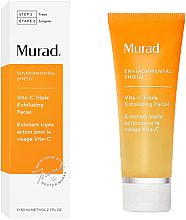 Потрійний пілінг для обличчя - Murad Environmental Shield Vita-C Triple Exfoliating Facial — фото N2