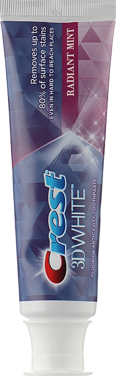 Отбеливающая зубная паста - Crest 3D White Radiant Mint Flavor — фото N2
