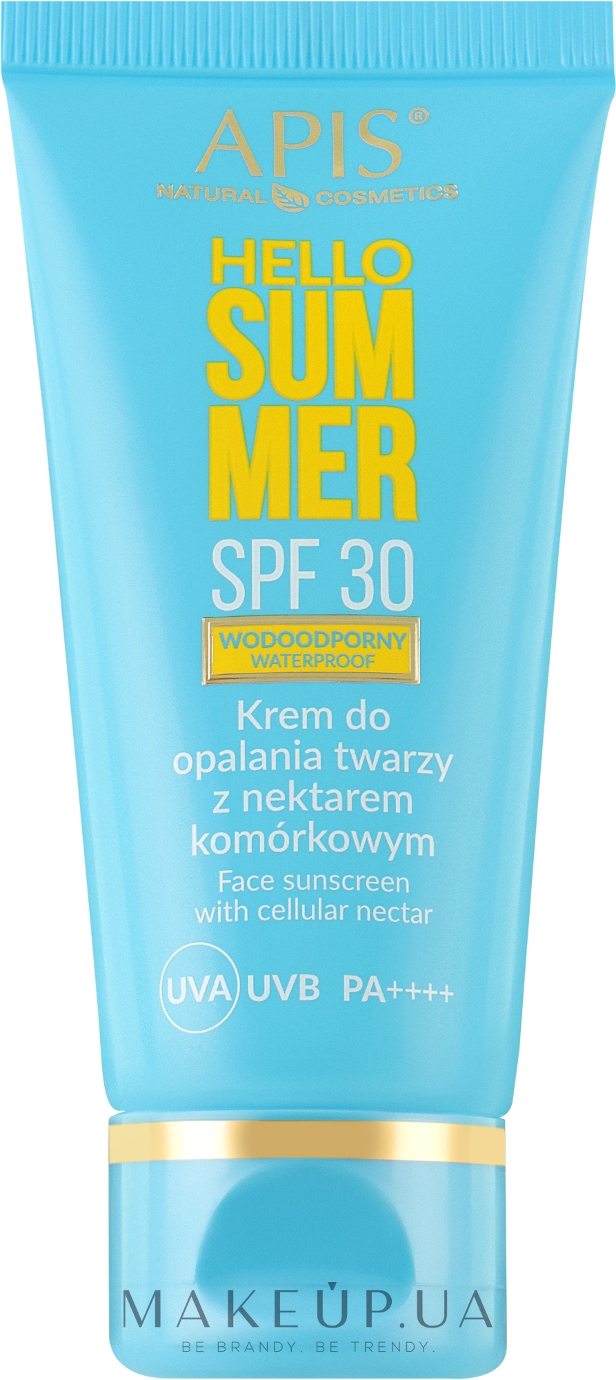 Солнцезащитный крем для лица с клеточным нектаром SPF30 - APIS Hello Summer — фото 50ml