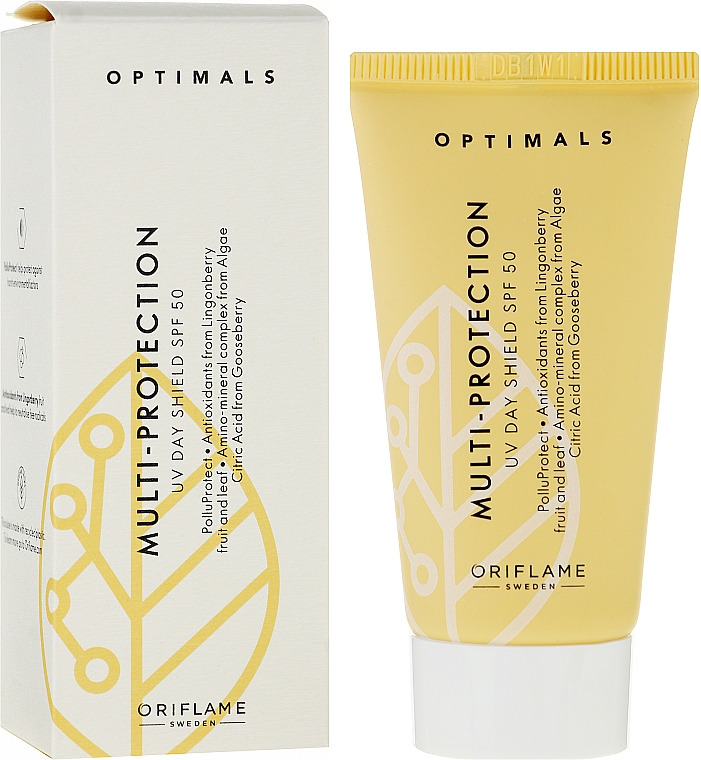 Мультизащитный дневной крем для лица - Oriflame Optimals Multi-Protection Urban SPF50 — фото N2