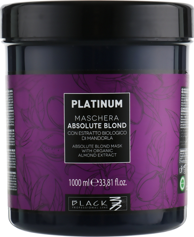 Маска для освітленого волосся - Black Professional Platinum Absolute Blond Mask — фото N3