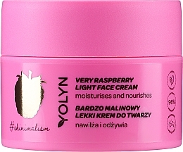 Зволожувальний крем для обличчя "Малина" - Yolyn Very Raspberry Face Cream — фото N1