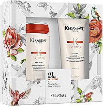 Духи, Парфюмерия, косметика Набор - Kerastase Nutritive Edition Set 01 (shmp/250ml + h/milk/200ml)