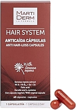 Парфумерія, косметика Капсули проти випадіння волосся - Martiderm Hair System Anti Hair-Loss Capsules