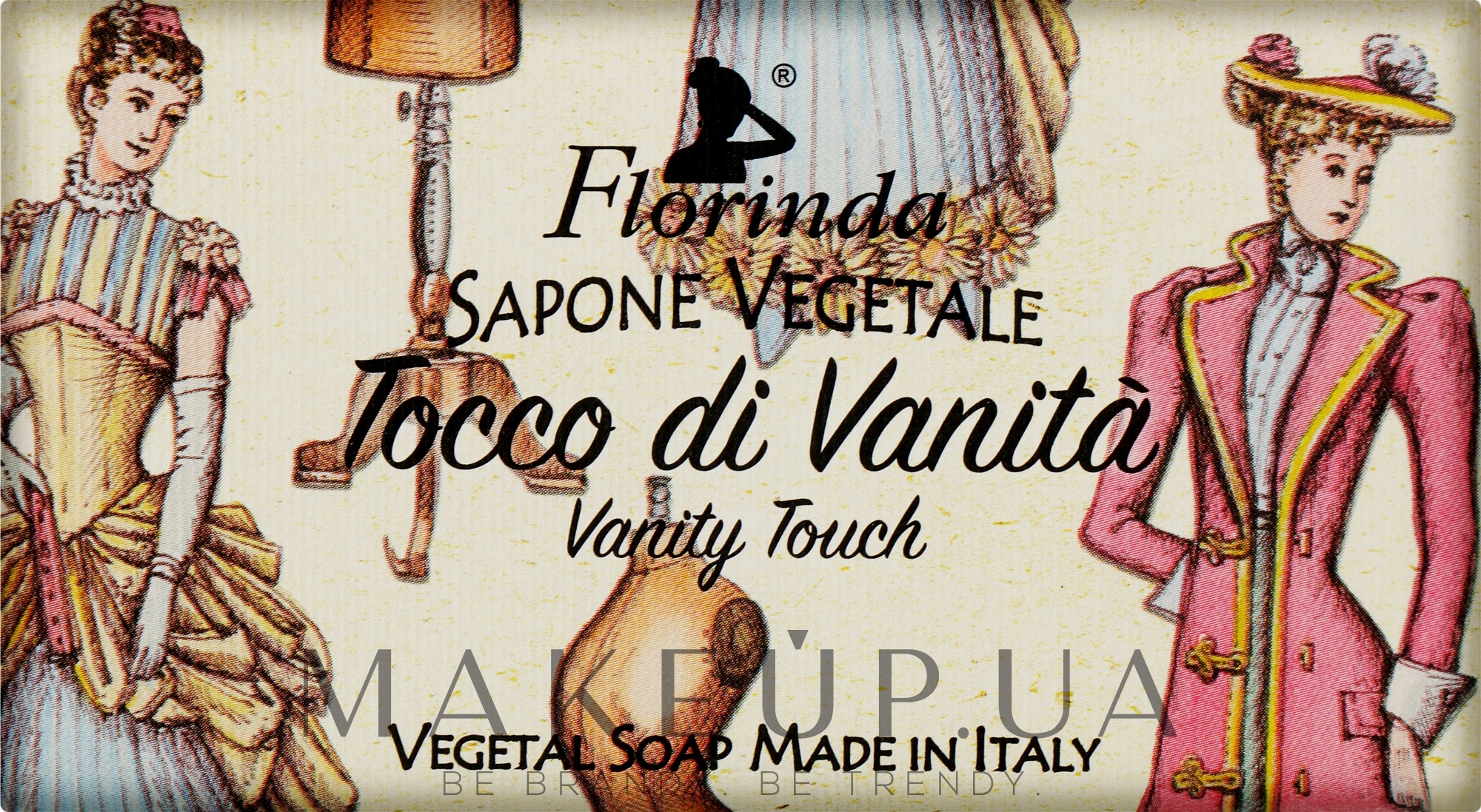 Мило натуральне "Дотик розкоші" - Florinda Vintage Vanity Touch Soap — фото 100g