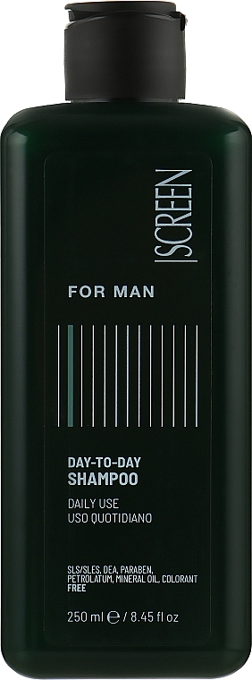 Мужской шампунь для волос - Screen For Man Day-To-Day Shampoo (мини) — фото N1