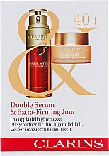 Духи, Парфюмерия, косметика Набор пробников для ухода за лицом «40+» - Clarins Double Serum & Extra-Firming Jour