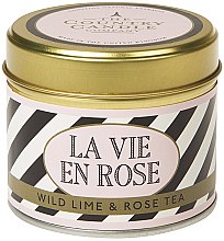 Парфумерія, косметика Ароматична свічка - The Country Candle Company Parisian La Vie en Rose Tin Candle