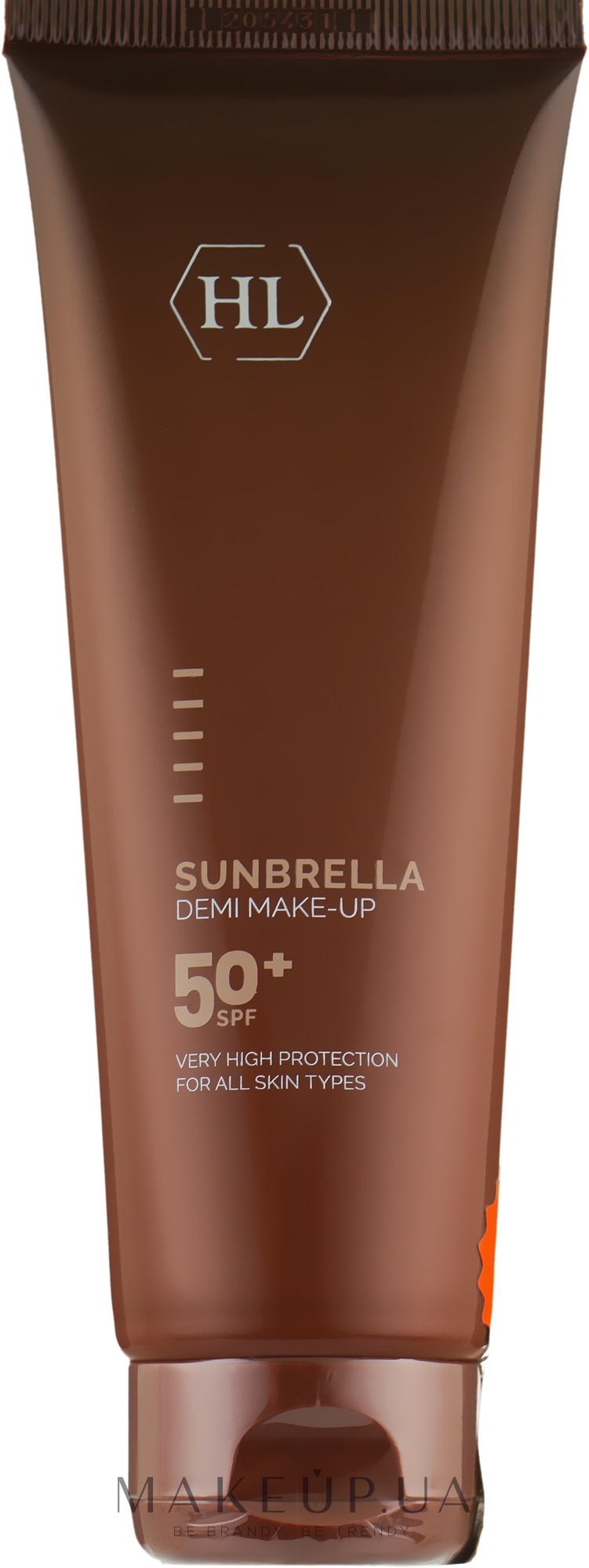 Солнцезащитный крем с тоном - Holy Land Cosmetics Sunbrella SPF 50+ Demi Make Up To Go — фото 125ml