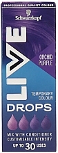 Духи, Парфюмерия, косметика Капли для окрашивания волос - Live Drops Orchid Purple Temporary Color